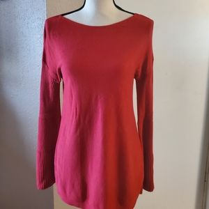 Vince Camuto Red Bell Sleeve Sweater Sz S